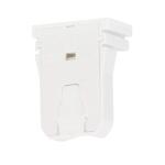 PhilipsLow Profile 6.5 In. 600V White Lamp Socket for Bi-Pin Fluorescent Lamp Holder (2-Pack) (496646)