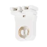 PhilipsLow Profile 6.5 In. 600V White Lamp Socket for Bi-Pin Fluorescent Lamp Holder (2-Pack) (496646)