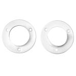 Everbilt2.68 in. White Metal Closet Rod Pole Sockets (2-Pack) (EH-WSTHDUS-348)