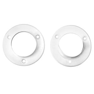 Everbilt2.68 in. White Metal Closet Rod Pole Sockets (2-Pack) (EH-WSTHDUS-348)