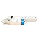 3 ft. 6-Outlet Power Strip Surge Protector, White (LTS-06H-2)