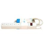 3 ft. 6-Outlet Power Strip Surge Protector, White (LTS-06H-2)