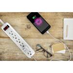 4 ft. 6-Outlet Power Strip with 45° Angle Plug ( YLPT-90)