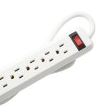 4 ft. 6-Outlet Power Strip with 45° Angle Plug ( YLPT-90)