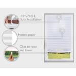 Redi Shade Cut-to-Size White Cordless Light-Filtering Easy to Install Temporary Shades 36 in. W x 72 (3201090)