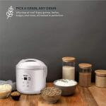 Aroma Programmable White Rice Cooker 8 Cups