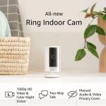 Ring Indoor Cam (2nd Gen) - Plug-In Smart Security Wifi Video Camera - White