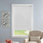 Cut-to-Size White Cordless Room Darkening Vinyl Roller Shade 37.25 in. W x 78 in. L (UVRD6G3778)