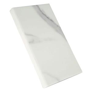 Calacatta Nowy White Single Beveled 6 in. x 73 in.Polished Engineered Marble Threshold Tile (6.08 linear ft.) (THDCALNOW6X73SB)