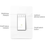 TP-LINK Kasa Smart Wi-Fi Light Dimmer Switch,- White