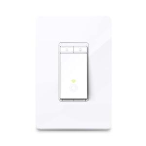 TP-LINK Kasa Smart Wi-Fi Light Dimmer Switch,- White