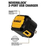 DEWALT2-Port Worksite USB Charger (131 0849 DW2)