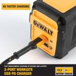 DEWALT50-Watt 2-Port Worksite USB PD Charger (131 0851 DW2)