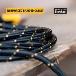 DEWALT 4 ft. Reinforced Braided Cable for Lightning (131 1359 DW2)