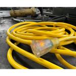 Husky25 ft. 14/3 Medium Duty Indoor/Outdoor Extension Cord with Lighted End, Yellow (73025HY)