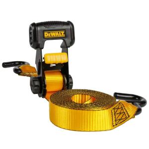 DEWALT1.25 in. x 16 ft. Ratchet Tie-Down Straps 3000 lbs. Break Strength (4-Pack) (DXBC30004)