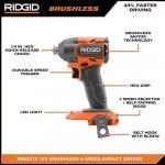 Rigid 18V Brushless 2-Tool Combo Kit with 6.0 Ah and 4.0 Ah MAX Output Batteries, Charger, and Hard Case