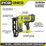 RYOBI(Tool Only) ONE+ 18V AirStrike 16-Gauge Cordless Finish Nailer