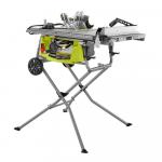 RYOBI 15 Amp 10 in. Expanded Capacity Portable Corded Table Saw With Rolling Stand