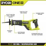 RYOBI(Tool Only) ONE+ 18V Cordless Reciprocating Saw