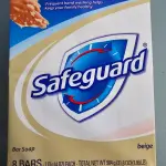 Safeguard Antibacterial Beige Bar Soap 4 oz Ea - 8 Count