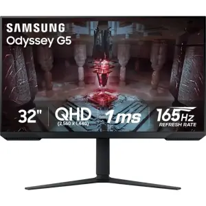 Samsung Odyssey G51C 32" QHD Gaming Monitor – Black