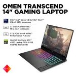 HP OMEN Transcend 14" 120Hz 3K OLED Gaming Laptop - Intel Core Ultra 9, 32GB RAM, NVIDIA RTX 4070, 1TB SSD - Shadow Black