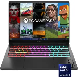 HP OMEN Transcend 14" 120Hz 3K OLED Gaming Laptop - Intel Core Ultra 9, 32GB RAM, NVIDIA RTX 4070, 1TB SSD - Shadow Black