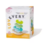 Lovevery Montessori Wobble Stacker - 4pc