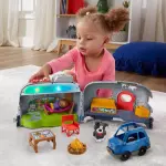 Fisher-Price Little People Light-up Learning Camper Playset