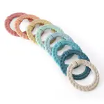 Itzy Ritzy (8ct)Rings Linking Ring Set - Rainbow