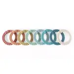 Itzy Ritzy (8ct)Rings Linking Ring Set - Rainbow