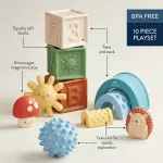 Itzy Ritzy Blocks Stacking Toy - 10pc