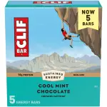 CLIF Bar 5 Energy Bars Cool Mint Chocolate