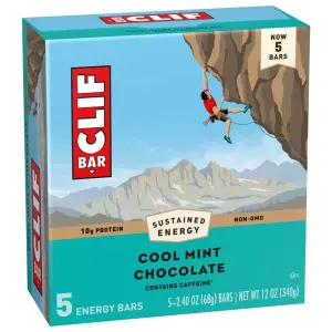 CLIF Bar 5 Energy Bars Cool Mint Chocolate