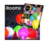 iLLoom Balloon15-Count LED Light Up Mixed Solid Balloon