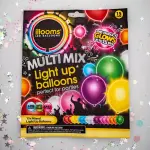 iLLoom Balloon15-Count LED Light Up Mixed Solid Balloon