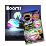 iLLoom Balloon5-Count LED Light Up Marble Balloon