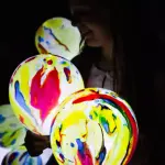 iLLoom Balloon5-Count LED Light Up Marble Balloon