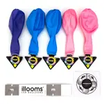 iLLoom Balloon5-Count Mixed Solid LED Light Up Balloon