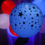 iLLoom Balloon5-Count Mixed Solid Stars LED Light Up Balloon