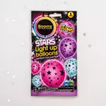 iLLoom Balloon5-Count Mixed Solid Stars LED Light Up Balloon