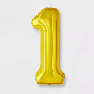 Spritz34-Inch Number 1 Foil Balloon