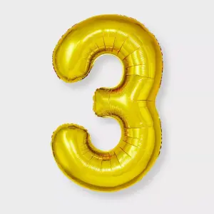 Spritz34-Inch Number 3 Balloon