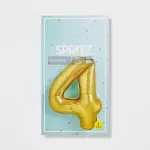 Spritz34-Inch Number 4 Foil Balloon