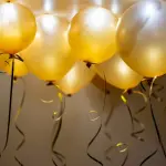 iLLoom Balloon15-Count Gold LED Light Up Balloons