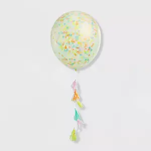 Spritz 33-Inch (L), 36-Inch (W) Confetti Tassel Balloon