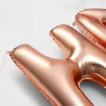 SpritzRose Gold (14-Inch x 197-Inch) - Happy Birthday Balloon