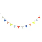 Meri Meri 11-Inch with excess cord (1-Pack) Multicolour Knitted Flag Garland