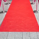 Juvale (3 x 50 Feet) Red Carpet Runner for Party